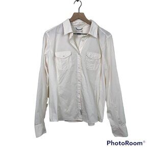 Merrell Off White Long Sleeve Shirt Size XL
